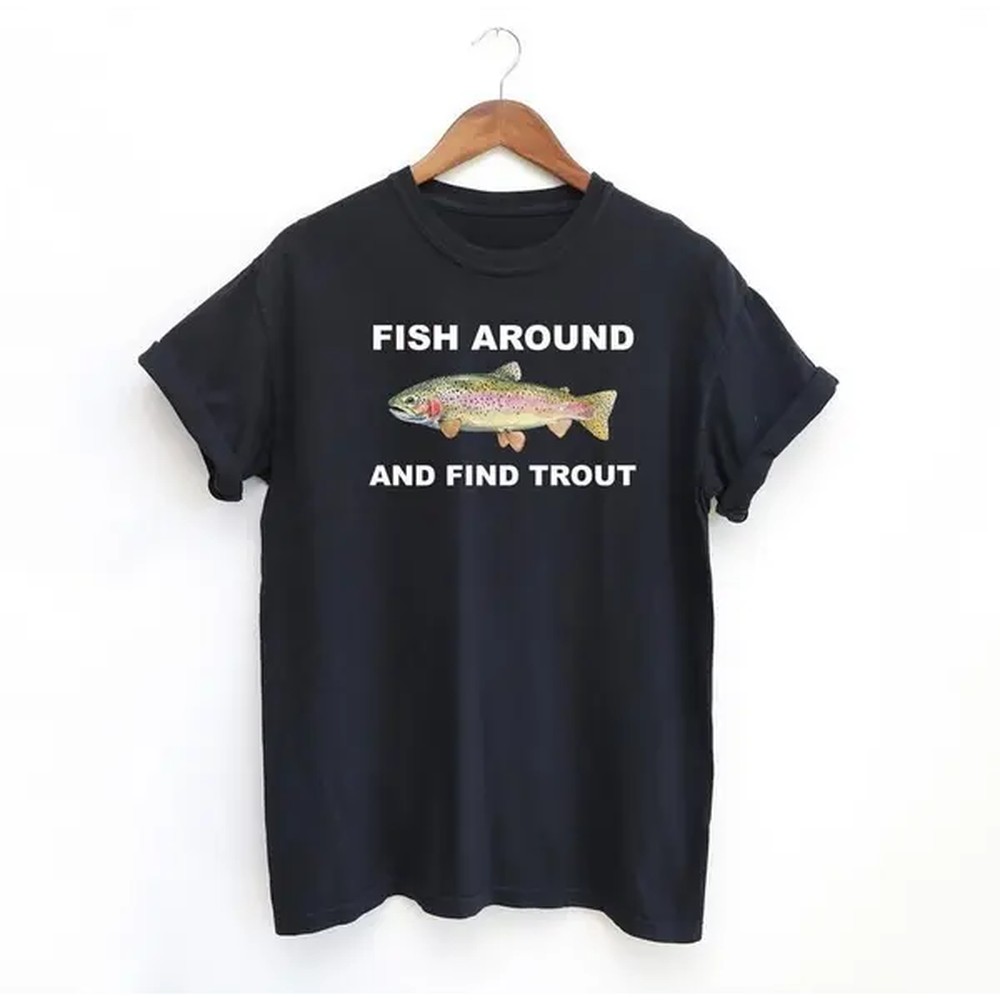 Fish Finder - [100% coton] T-shirt Fish Around And