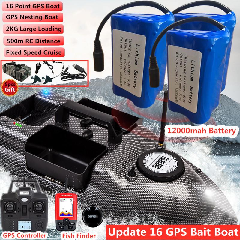 Fish Finder Gps - Bateau d'appât de pêche RC, croisière