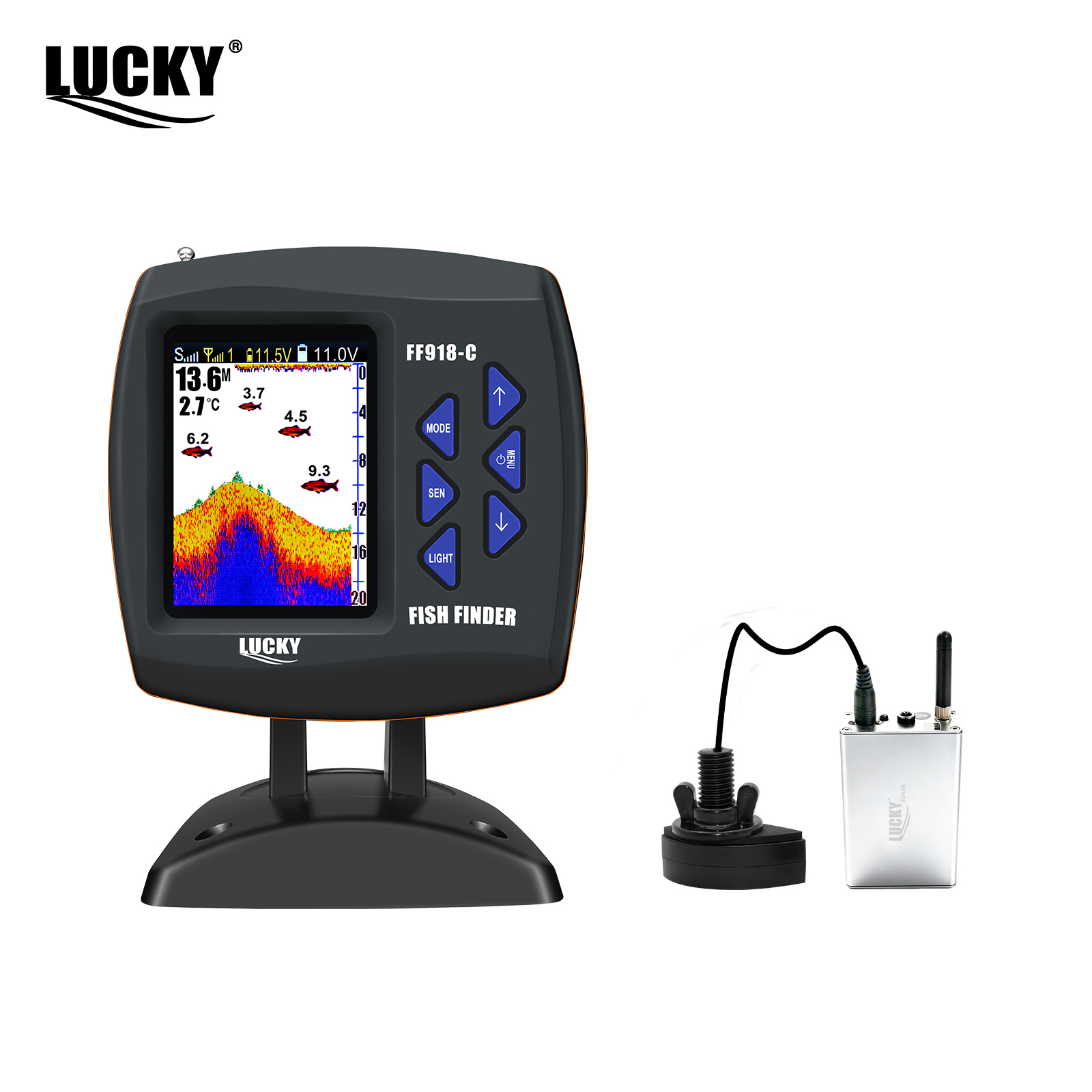 Fish Finder Cable - Bateau télécommandé sans fil Lucky FF918