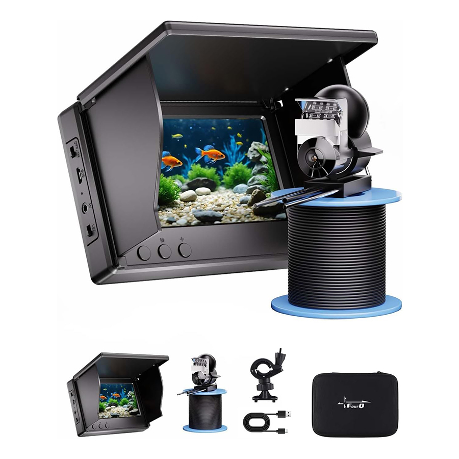 Fishing Depth Finder - FOURQ Détecteur de poissons portable 1080P
